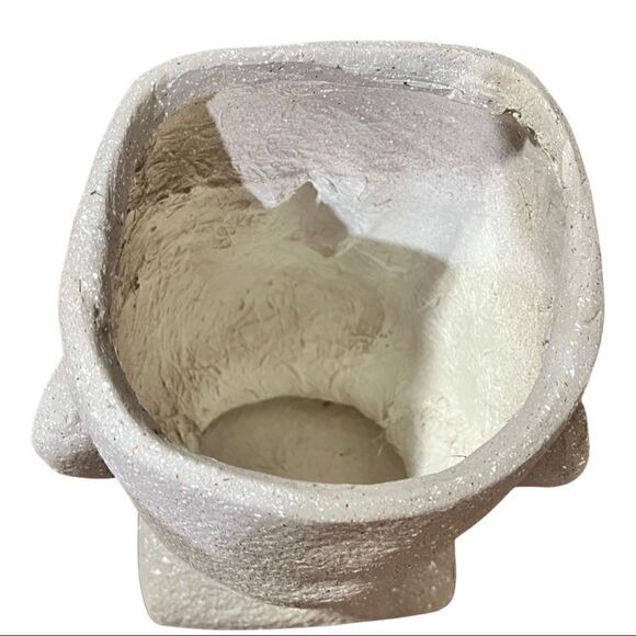 Huge Moai Resin Planter 15”tall by 9”wide about 11” deep.  great statement piece - Picture 7 of 7